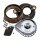 S&S Stealth Mini Teardrop Luftfilter Kit chrom für Harley M8 17-24
