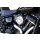 S&S Stealth Mini Teardrop Luftfilter Kit chrom für Harley M8 17-24
