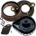S&S Mini Teardrop Stealth Luftfilter Kit schwarz für Harley M8 17-24