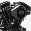 S&S Stealth Mini Teardrop Luftfilter schwarz für Harley Twin Cam 08-17 TBW