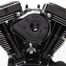 S&S Stealth Mini Teardrop Luftfilter schwarz für Harley Twin Cam 08-17 TBW