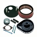 S&S, Mini Teardrop Stealth air cleaner kit. Black