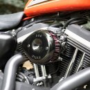 S&S Mini Teardrop Stealth Luftfilter Kit schwarz für Harley Sportster 91-06
