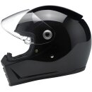 Biltwell Lane Splitter Motorrad Helm schwarz...