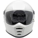 BILTWELL LANE SPLITTER HELMET WEISS GLANZ ECE APPR.