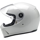 BILTWELL LANE SPLITTER HELMET WEISS GLANZ ECE APPR.