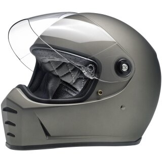 BILTWELL LANE SPLITTER HELMET ECE APPR. FLAT TITANIUM XL (61-62