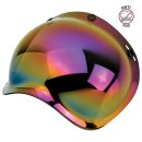 BILTWELL ANTI-FOG BUBBLE SHIELD Regenbogen verspiegelt