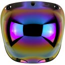 BILTWELL ANTI-FOG BUBBLE SHIELD Regenbogen verspiegelt