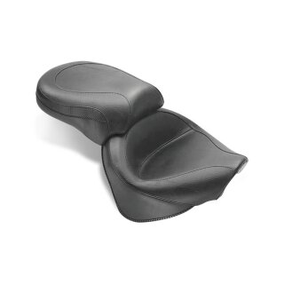 Mustang 2-p wide touring vintage seat plain black