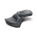 Mustang 2-p wide touring vintage seat plain black