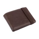 Dickies Wilburn leather wallet brown