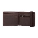 Dickies Wilburn leather wallet brown