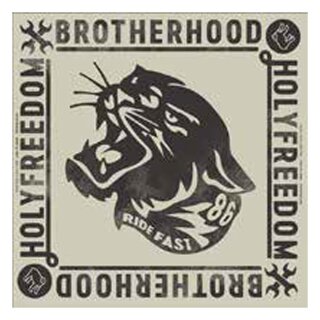 Holy Freedom Bagheera black scarf 70 x 70cm