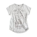 Rokker Lady t-Shirt Calavera White