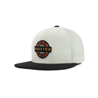Brixton Speedway snap back cap off white/black