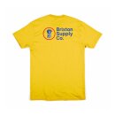 Brixton Fang short sleeve tee yellow