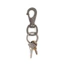 Brixton Scroll key clip antique nickel