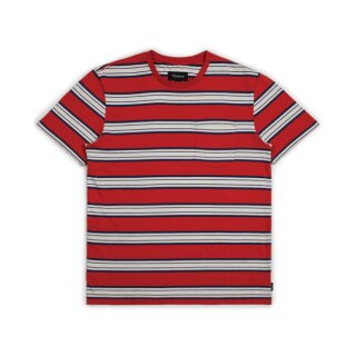 Brixton Hilt washed short sleeve pocket knit red