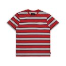 Brixton Hilt washed short sleeve pocket knit red