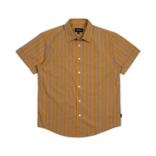 Brixton Charter woven short sleeve shirt yellow