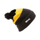 ROEG Averell Pom Knit beanie black/yellow/anthracite