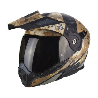Scorpion ADX-1 Battleflage helmet sand/silver