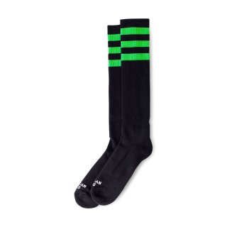 American Socks Knee High Ghostbusters, triple green striped