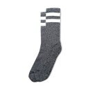 American Socks Mid high White Noise, 8 inch