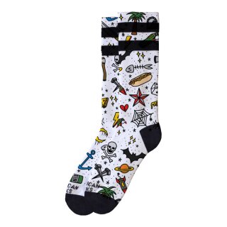 American Socks Signature Tattoo Boy, 8 inch