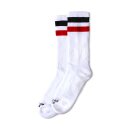 American Socks Mid High Teenage Anarchist, black/red striped