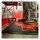 Biltwell Bulldog floor mat black/red - 36"X24"