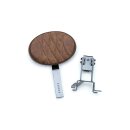 Kuryakyn Plug-N-Go Driver Backrest with Tan Pad