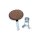 Kuryakyn Plug-N-Go Driver Backrest with Tan Pad