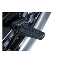 Kuryakyn, splined peg adapters. Gloss black