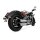 V&H Twin slash round slip ons chrome