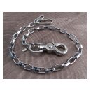 Amigaz Modern Chrome Wallet Chain 16"