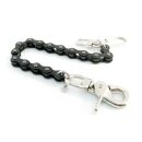 Amigaz Black Bike Chain Key Leash 8"