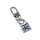 Amigaz Skull Lock Clip-On key chain