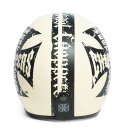WCC Gangscript open face helmet ivory