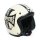 WCC Gangscript open face helmet ivory