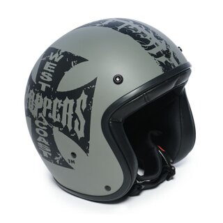 WCC Gangscript open face helmet anthracite