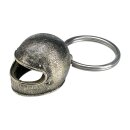 Biltwell key fob Gringo helmet, cast white brass