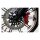 Cult-Werk, front axle cover kit. Gloss black with logo