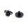 Cult-Werk, front axle cover kit. Gloss black with logo