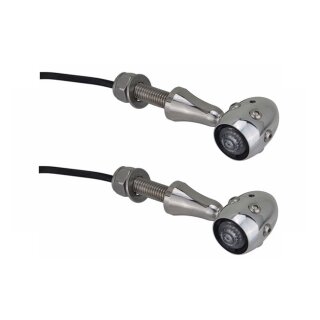 HKC Retro LED turnsignals alu polished