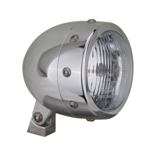 HKC Custom Retro Scheinwerfer Alu poliert EC geprüft 4-1/2"