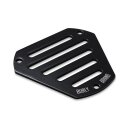 Burly, replacement face plate. Slotted, black