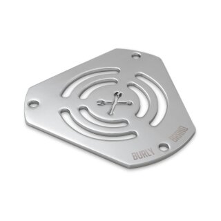 Burly, optional air cleaner face plate. Wrench, chrome
