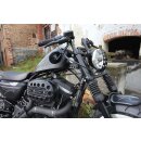 Gabel Cover Abdeckung Set Schwarz für Harley XL...